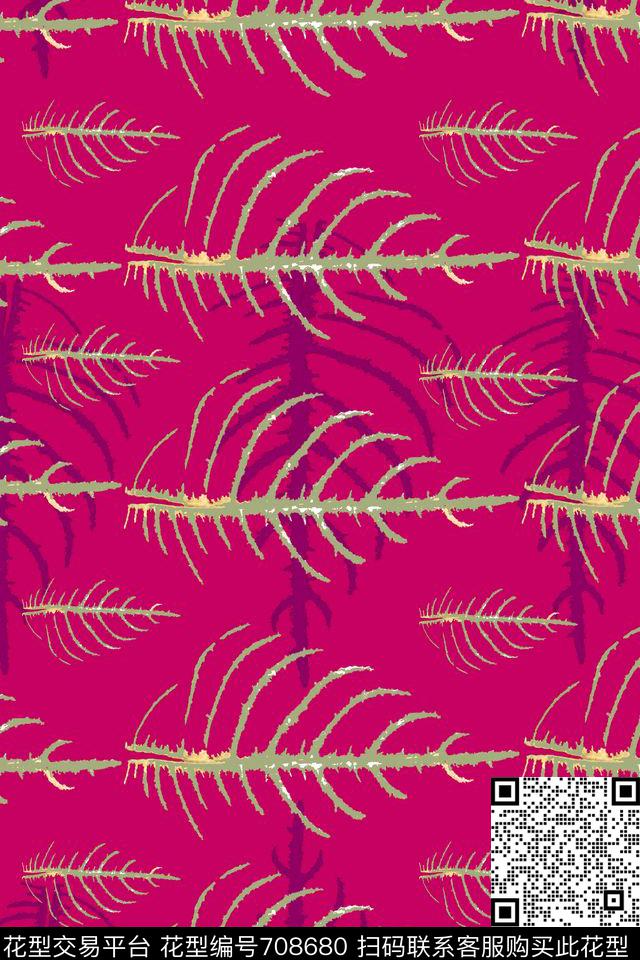 笔触笔刷纹理数码印花华亿平台下载（图片编号: 708680） - 瓦栏（Walan）