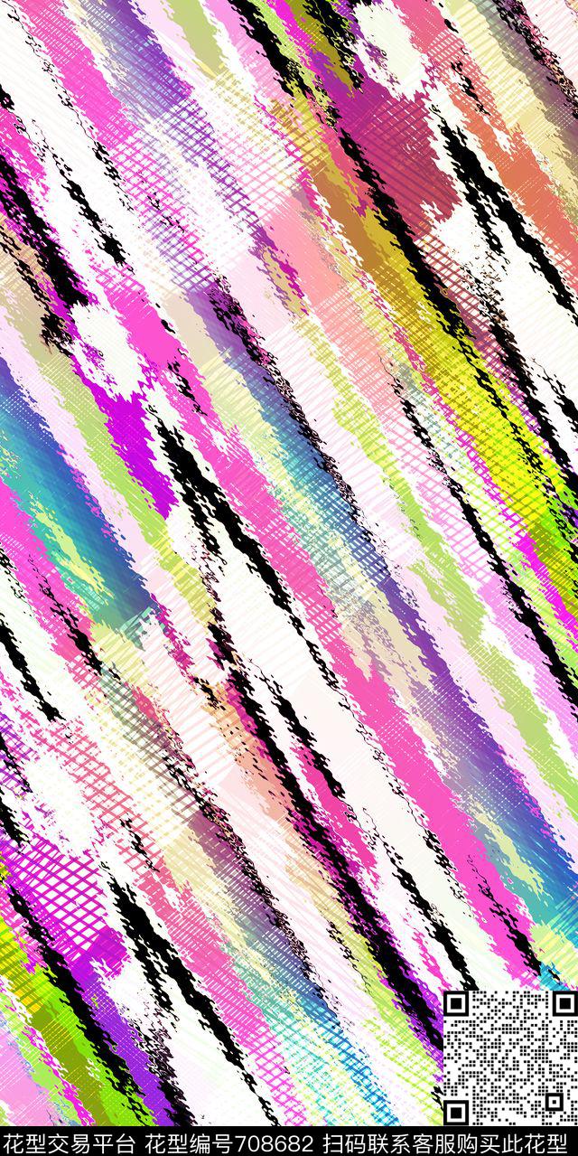 细条纹条子条纹数码印花华亿平台下载（图片编号: 708682） - 瓦栏（Walan）