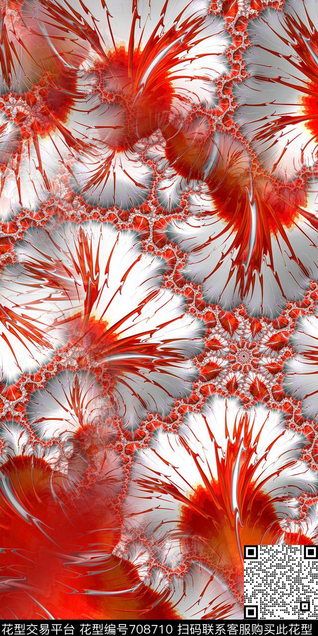 抽象扇形纹理数码印花华亿平台下载（图片编号: 708710） - 瓦栏（Walan）