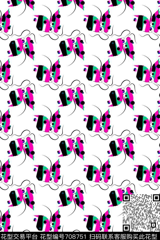 水彩水墨线条色块传统印花华亿平台下载（图片编号: 708751） - 瓦栏（Walan）