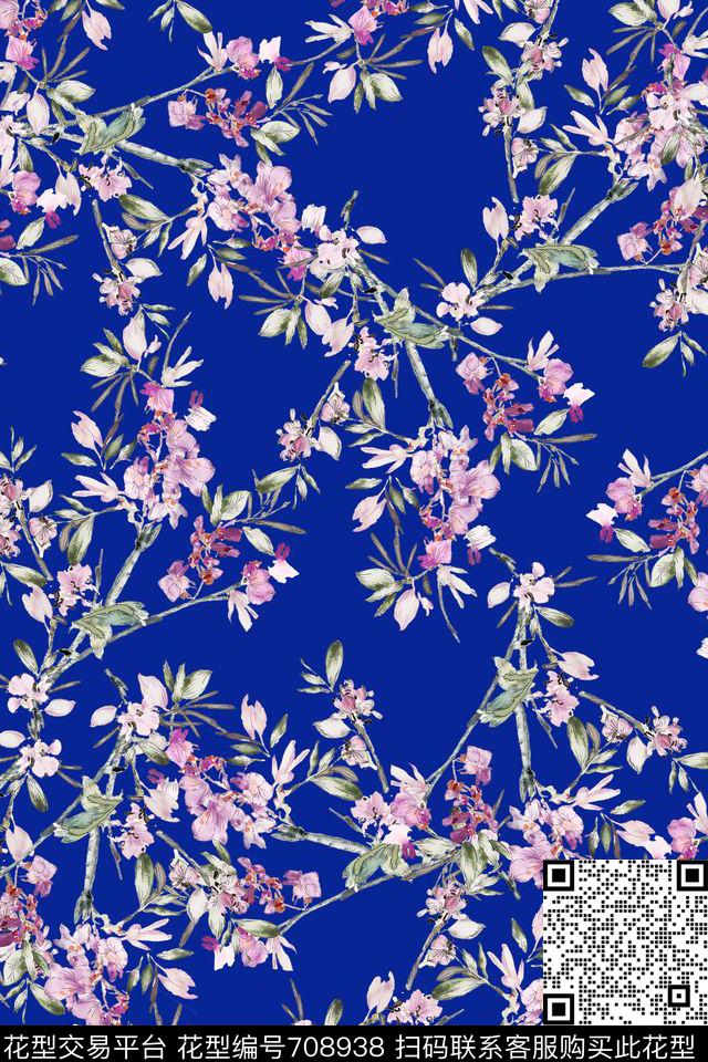 乱花小碎花花卉数码印花华亿平台下载（图片编号: 708938） - 瓦栏（Walan）