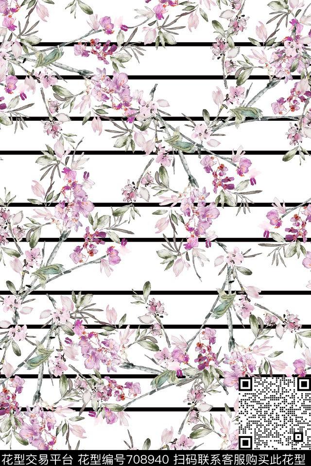 乱花小碎花花卉数码印花华亿平台下载（图片编号: 708940） - 瓦栏（Walan）