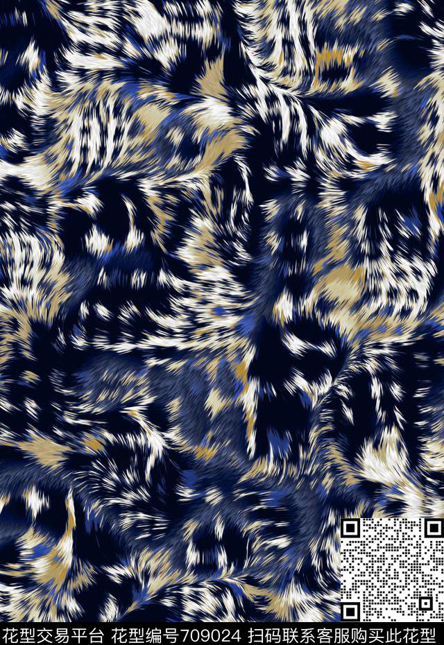 沙发布动物纹男装衬衣数码印花华亿平台下载（图片编号: 709024） - 瓦栏（Walan）