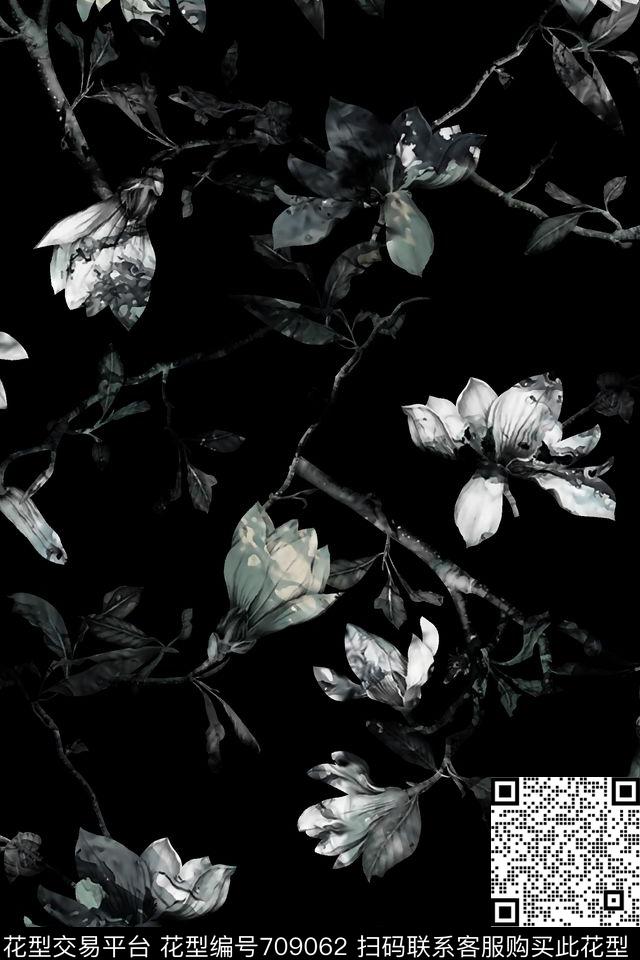 男装花卉女装花卉男装羽绒服数码印花华亿平台下载（图片编号: 709062） - 瓦栏（Walan）