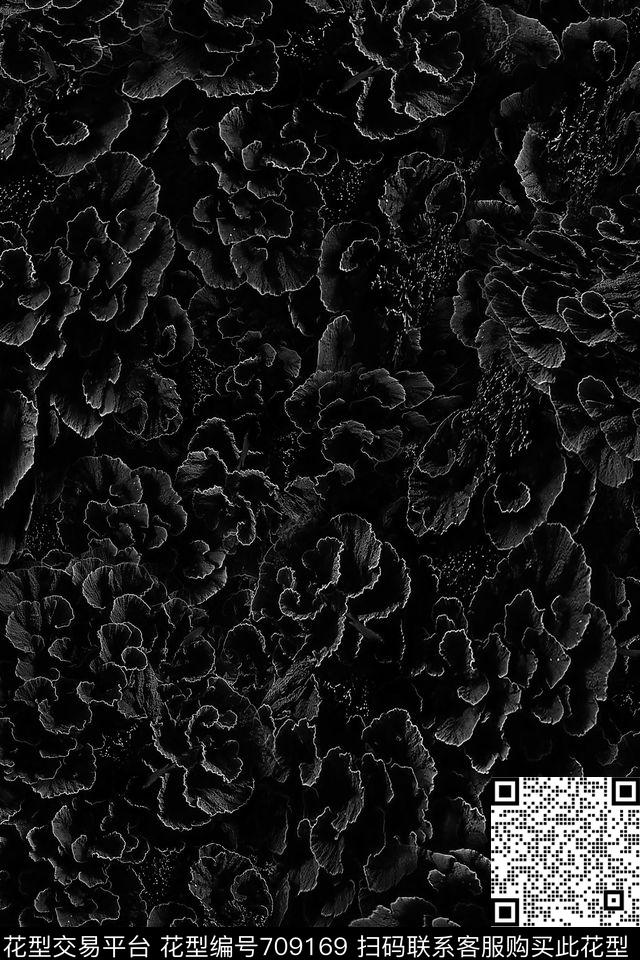 抽象肌理纹理数码印花华亿平台下载（图片编号: 709169） - 瓦栏（Walan）