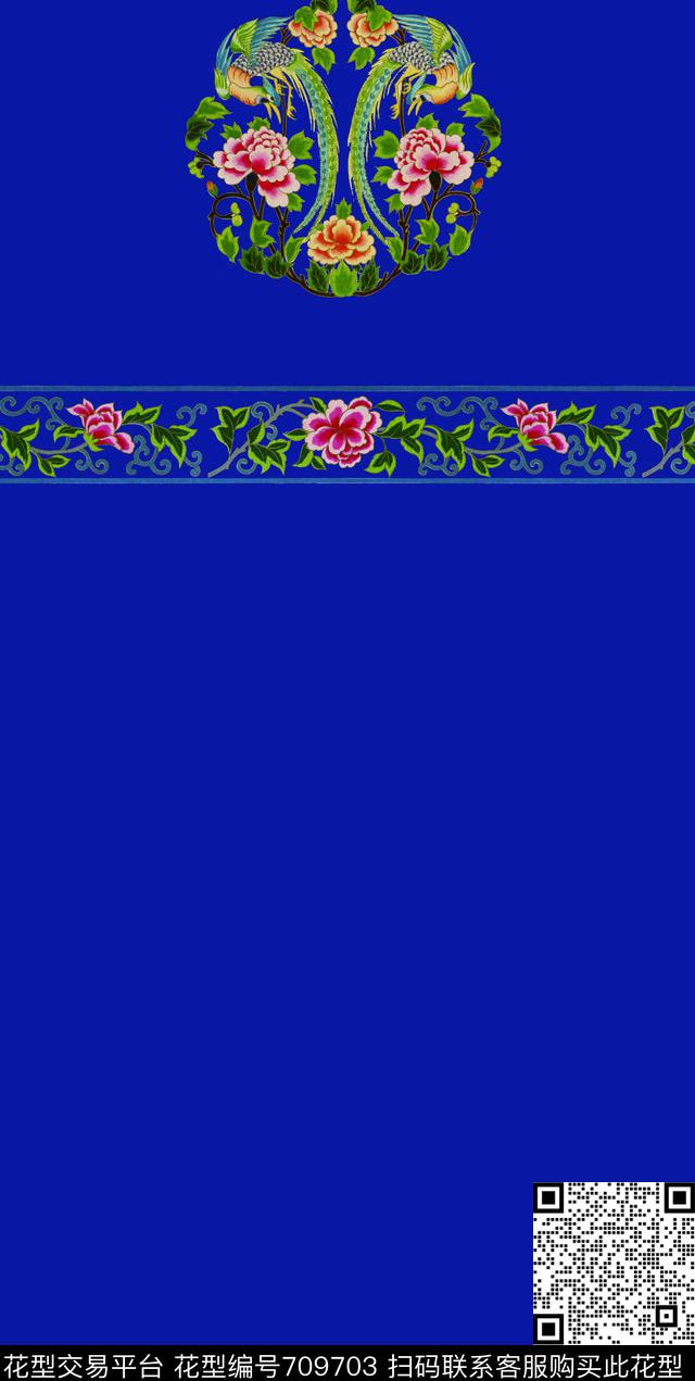 女装定位民族风数码印花华亿平台下载（图片编号: 709703） - 瓦栏（Walan）