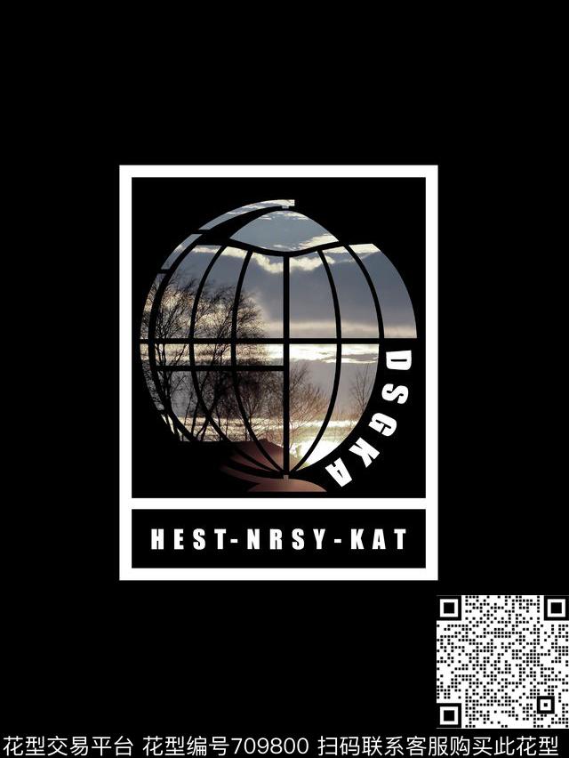 几何自然风景男装T恤数码印花华亿平台下载（图片编号: 709800） - 瓦栏（Walan）