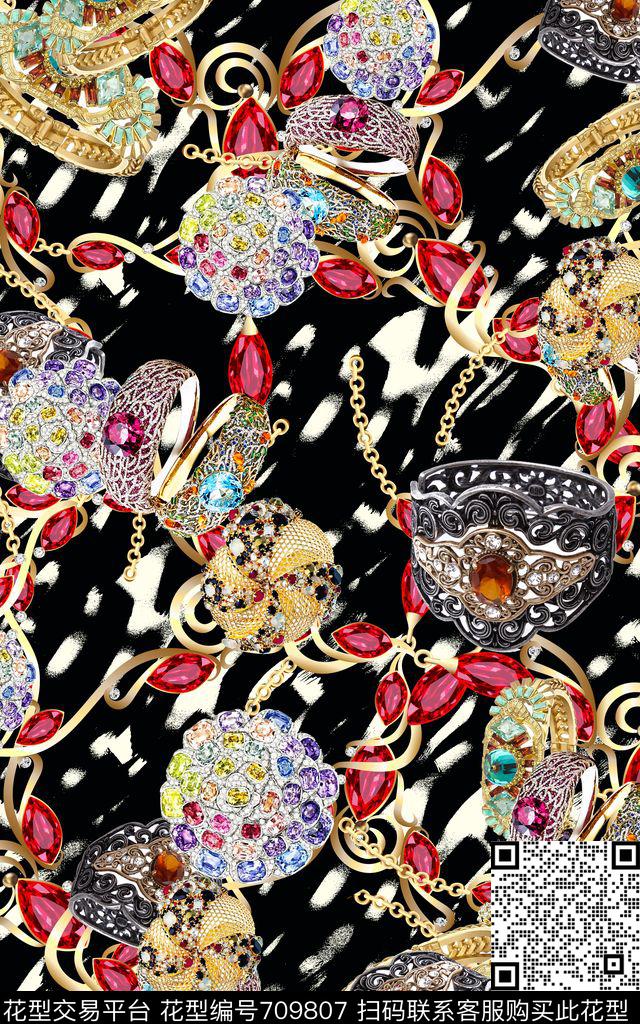 珠宝戒指手镯数码印花华亿平台下载（图片编号: 709807） - 瓦栏（Walan）