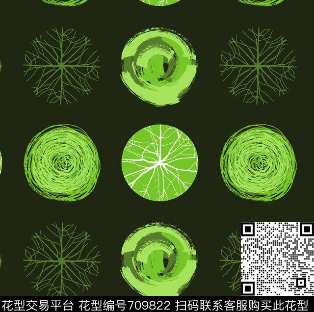 几何波点抽象传统印花华亿平台下载（图片编号: 709822） - 瓦栏（Walan）