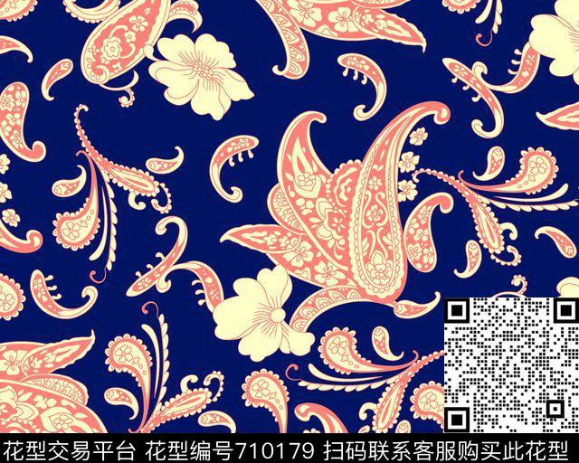 花卉老年花卉0分色区传统印花华亿平台下载（图片编号: 710179） - 瓦栏（Walan）