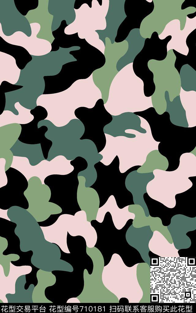 迷彩新颖迷彩.0分色区.动物迷彩迷彩服传统印花华亿平台下载（图片编号: 710181） - 瓦栏（Walan）