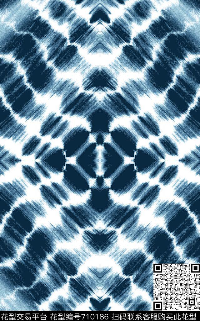 动物纹理0分色区对称肌理传统印花华亿平台下载（图片编号: 710186） - 瓦栏（Walan）