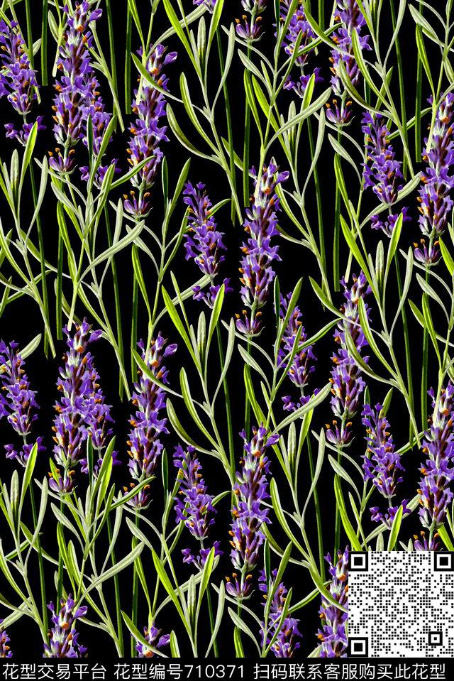 抽象手绘满版花卉最新高清数码水彩花卉时尚潮流大牌欧美风女装花卉数码印花华亿平台下载（图片编号: 710371） - 瓦栏（Walan）