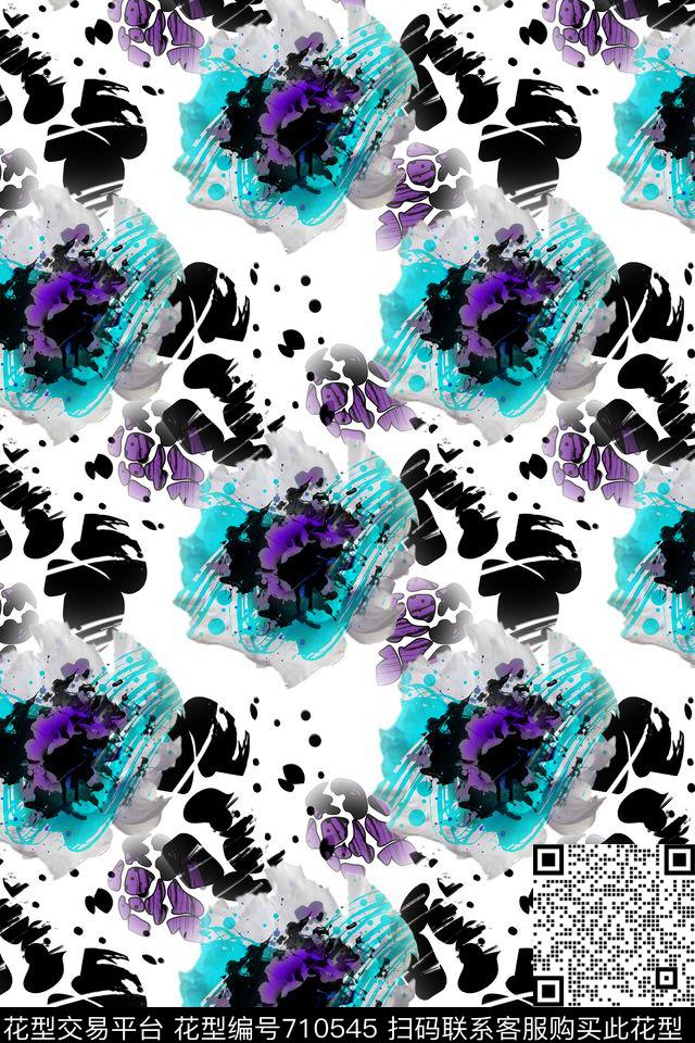 创意迷彩原创抽象数码印花华亿平台下载（图片编号: 710545） - 瓦栏（Walan）