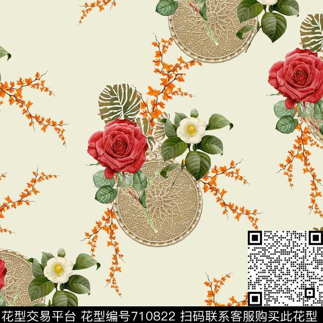 flowercolorisecolorfull数码印花华亿平台下载（图片编号: 710822） - 瓦栏（Walan）