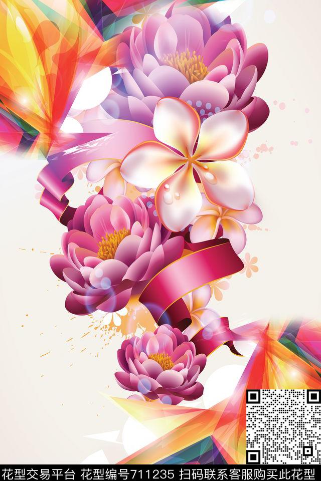 kidswearfreshflowers数码印花华亿平台下载（图片编号: 711235） - 瓦栏（Walan）