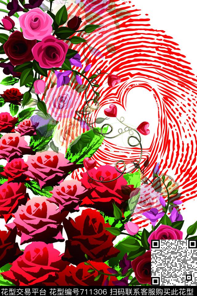 kidswearflowerst-shirt数码印花华亿平台下载（图片编号: 711306） - 瓦栏（Walan）