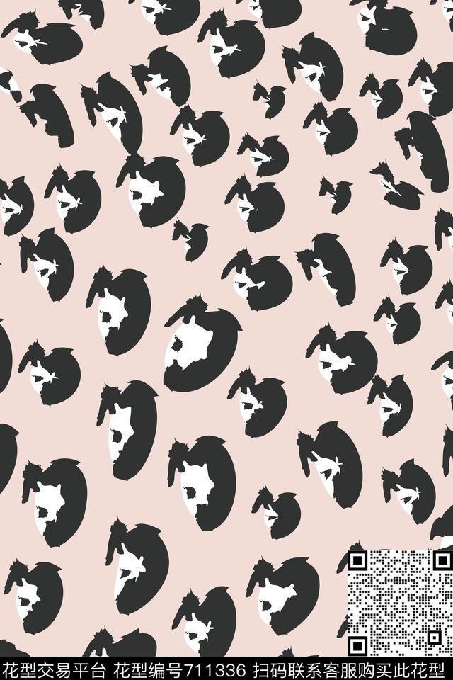 几何AI源文件女孩儿数码印花华亿平台下载（图片编号: 711336） - 瓦栏（Walan）