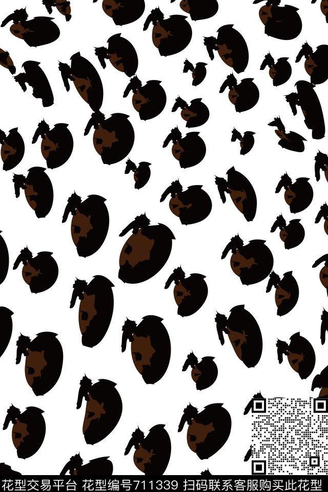 几何AI源文件女孩儿数码印花华亿平台下载（图片编号: 711339） - 瓦栏（Walan）