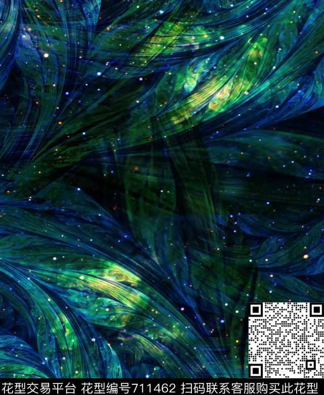 抽象不规则几何线条数码印花华亿平台下载（图片编号: 711462） - 瓦栏（Walan）