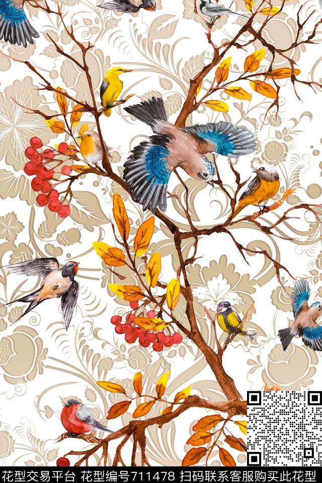 Russianwatercolor2017数码印花华亿平台下载（图片编号: 711478） - 瓦栏（Walan）