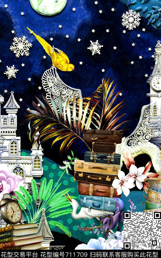 休闲趣味动物数码印花华亿平台下载（图片编号: 711709） - 瓦栏（Walan）