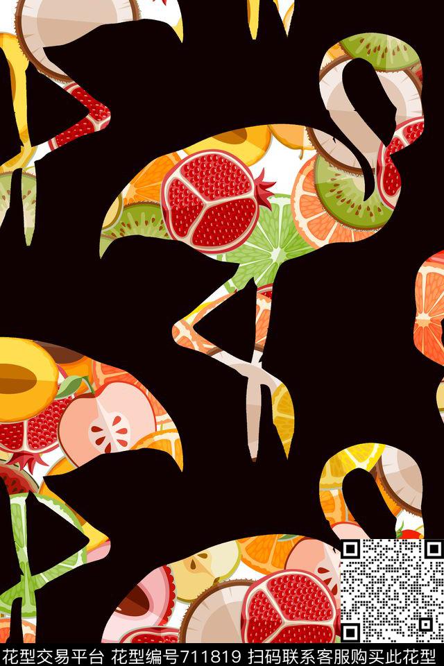 泳装女装水果传统印花华亿平台下载（图片编号: 711819） - 瓦栏（Walan）