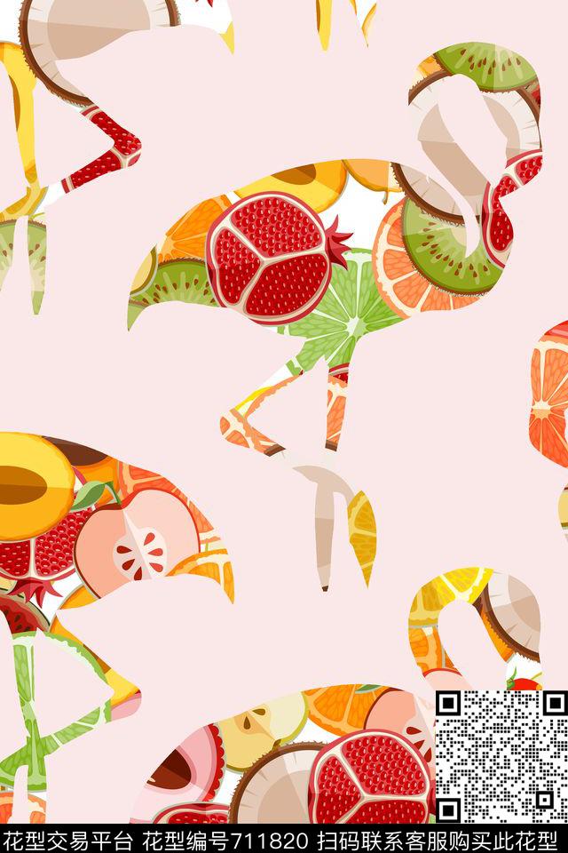 泳装女装水果传统印花华亿平台下载（图片编号: 711820） - 瓦栏（Walan）