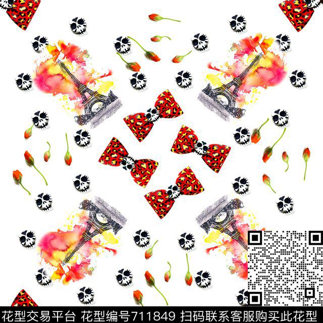 小方巾趣味其他数码印花华亿平台下载（图片编号: 711849） - 瓦栏（Walan）