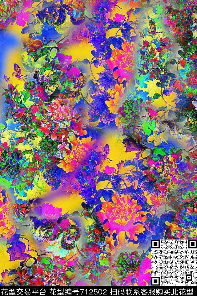 A.I.F时尚雪纺华亿平台A.I.F时尚蕾丝华亿平台A.I.F时尚网布华亿平台数码印花华亿平台下载（图片编号: 712502） - 瓦栏（Walan）