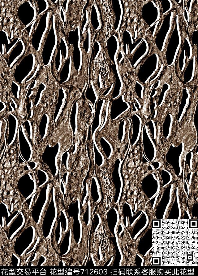 抽象肌理纹理网纹复古纹理暗纹男装T恤男装卫衣男装羽绒服数码印花华亿平台下载（图片编号: 712603） - 瓦栏（Walan）