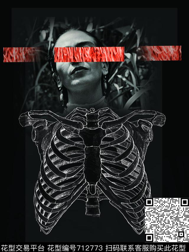 女装抽象不规则几何数码印花华亿平台下载（图片编号: 712773） - 瓦栏（Walan）