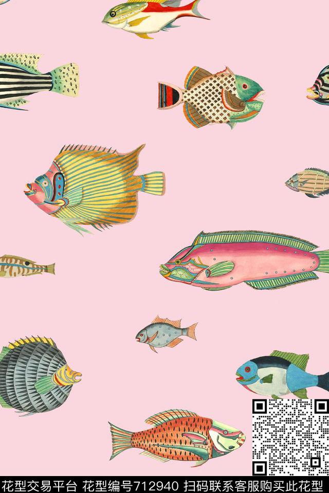 海底热带海洋数码印花华亿平台下载（图片编号: 712940） - 瓦栏（Walan）