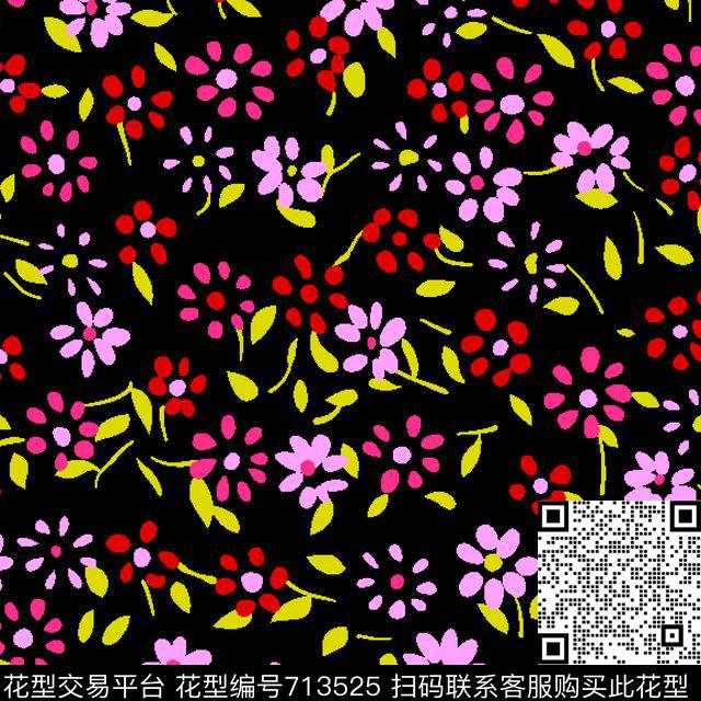 花朵花瓣桃花传统印花华亿平台下载（图片编号: 713525） - 瓦栏（Walan）