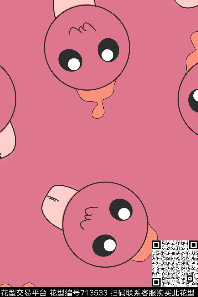 卡通童装可爱数码印花华亿平台下载（图片编号: 713533） - 瓦栏（Walan）