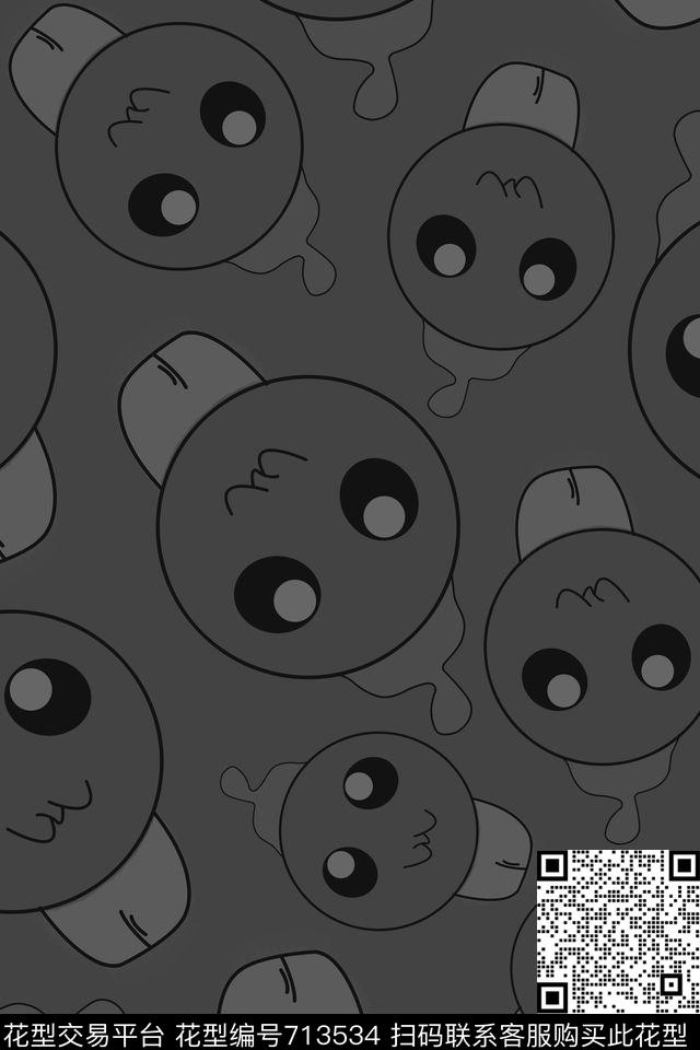 卡通童装可爱数码印花华亿平台下载（图片编号: 713534） - 瓦栏（Walan）