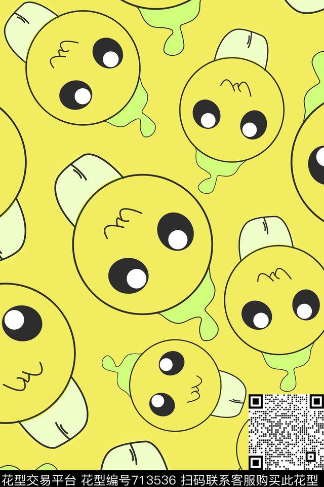 卡通童装可爱数码印花华亿平台下载（图片编号: 713536） - 瓦栏（Walan）