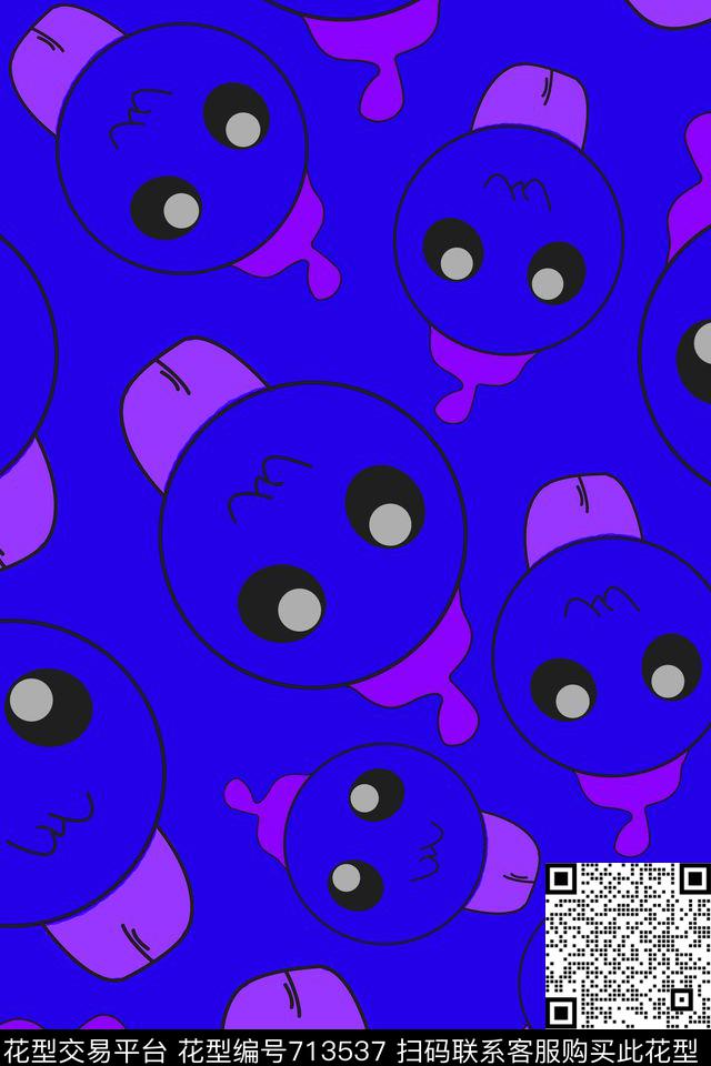 卡通童装可爱数码印花华亿平台下载（图片编号: 713537） - 瓦栏（Walan）