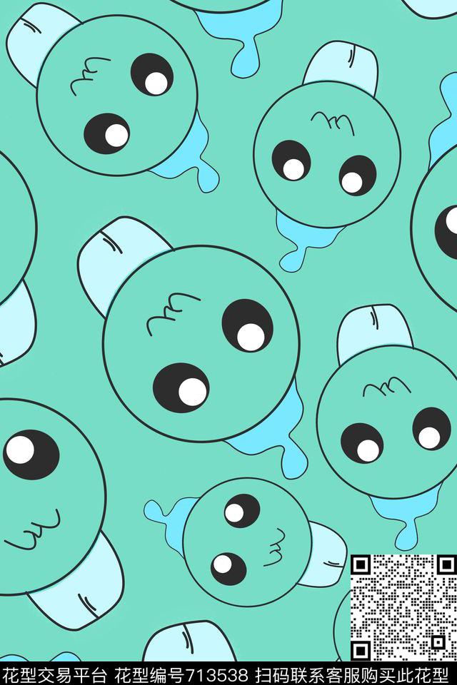 卡通童装可爱数码印花华亿平台下载（图片编号: 713538） - 瓦栏（Walan）