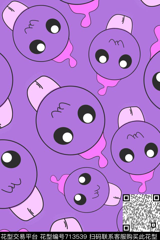 卡通童装可爱数码印花华亿平台下载（图片编号: 713539） - 瓦栏（Walan）