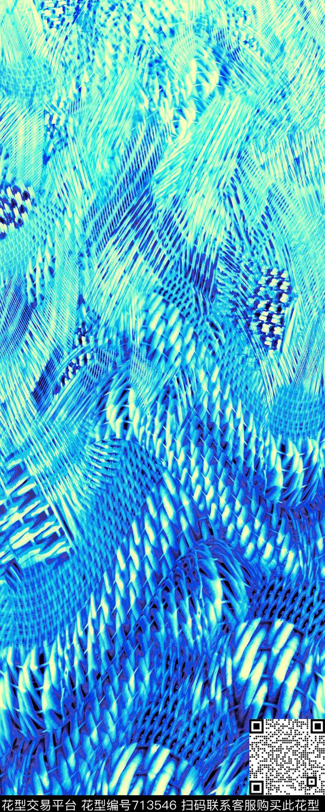 几何织物底纹抽象几何数码印花华亿平台下载（图片编号: 713546） - 瓦栏（Walan）