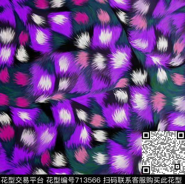 抽象沙发布动物纹数码印花华亿平台下载（图片编号: 713566） - 瓦栏（Walan）