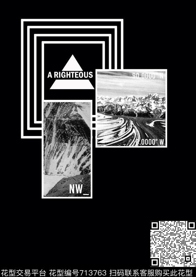 几何数码印花华亿平台下载（图片编号: 713763） - 瓦栏（Walan）