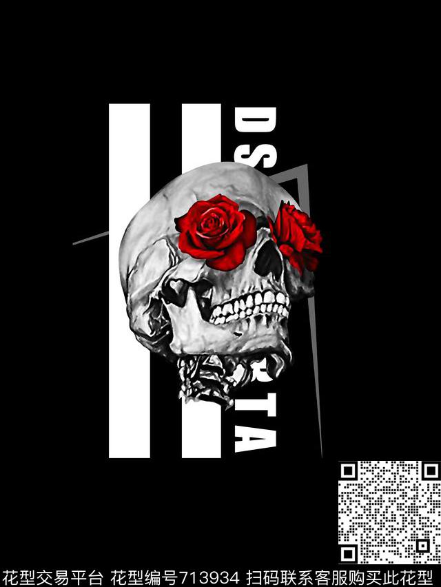 男装花卉骷髅头抽象手绘T恤印花卫衣加克印花衬衫裤子印花外套印花羽绒服印花时尚潮流潮牌大牌复古英文字欧美高清数码立体数码印花华亿平台下载（图片编号: 713934） - 瓦栏（Walan）