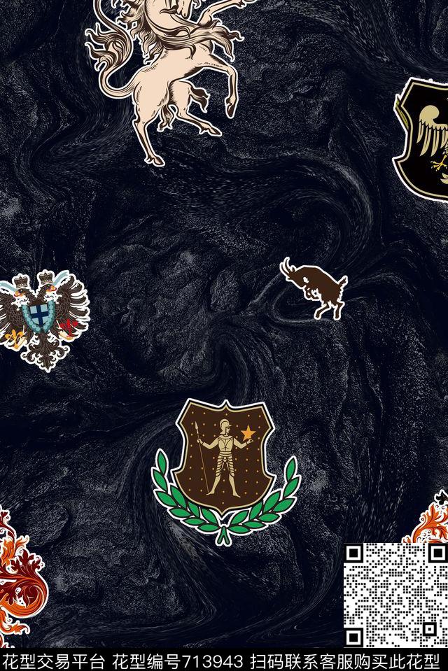 男装夹克贴图数码印花华亿平台下载（图片编号: 713943） - 瓦栏（Walan）