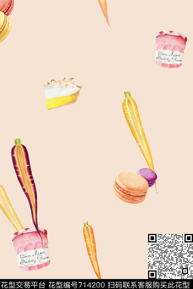 面包点心饼干数码印花华亿平台下载（图片编号: 714200） - 瓦栏（Walan）