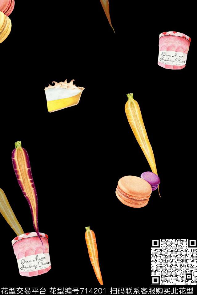 面包点心饼干数码印花华亿平台下载（图片编号: 714201） - 瓦栏（Walan）