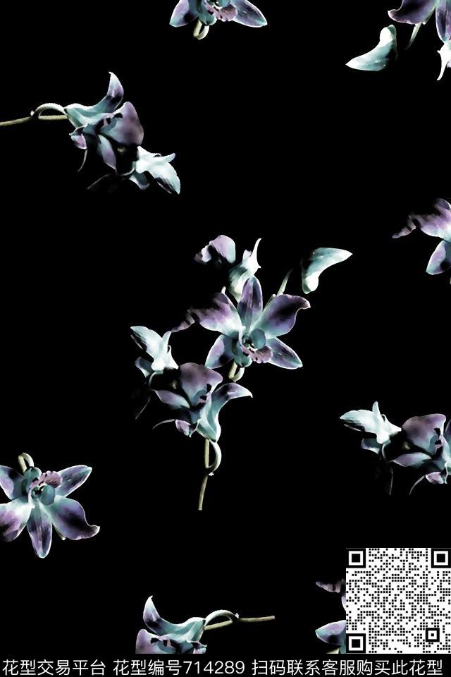 花卉男装印花女装印花数码印花华亿平台下载（图片编号: 714289） - 瓦栏（Walan）