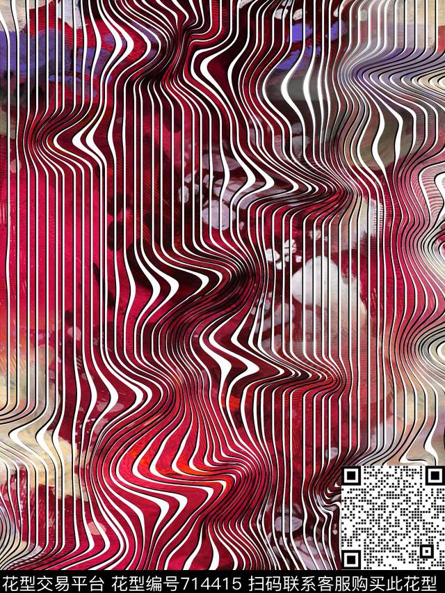 ♥红桃A〖玩趣几何〗几何女装华亿平台数码印花华亿平台下载（图片编号: 714415） - 瓦栏（Walan）