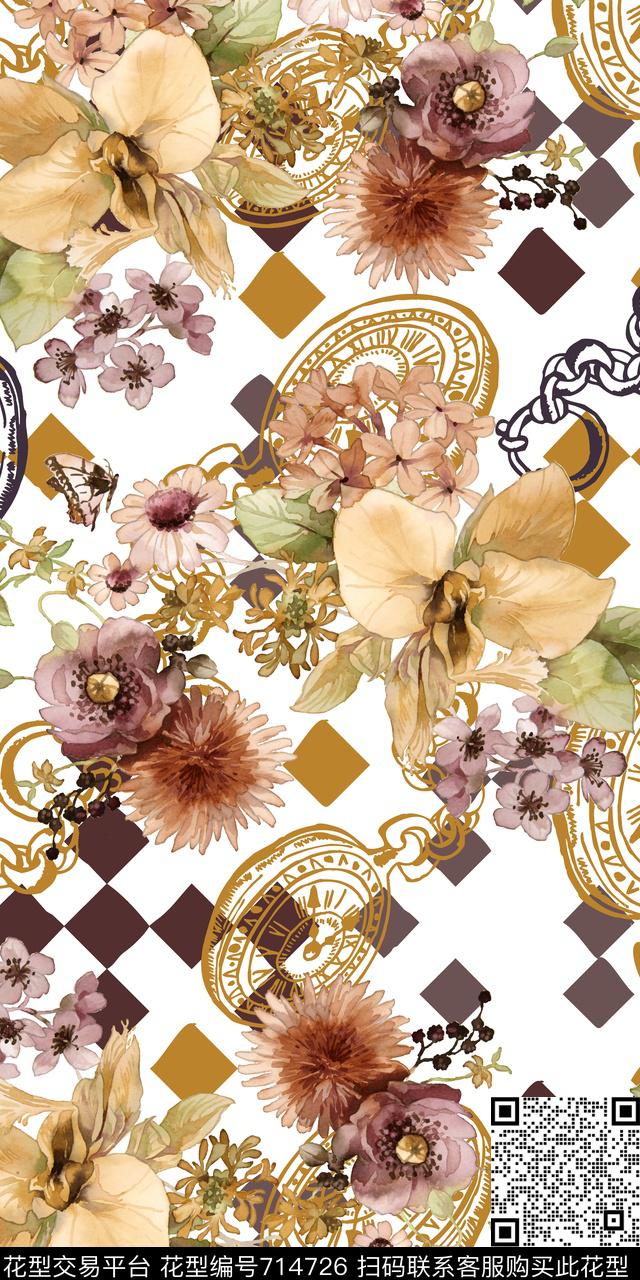 欧式欧美不规则几何数码印花华亿平台下载（图片编号: 714726） - 瓦栏（Walan）